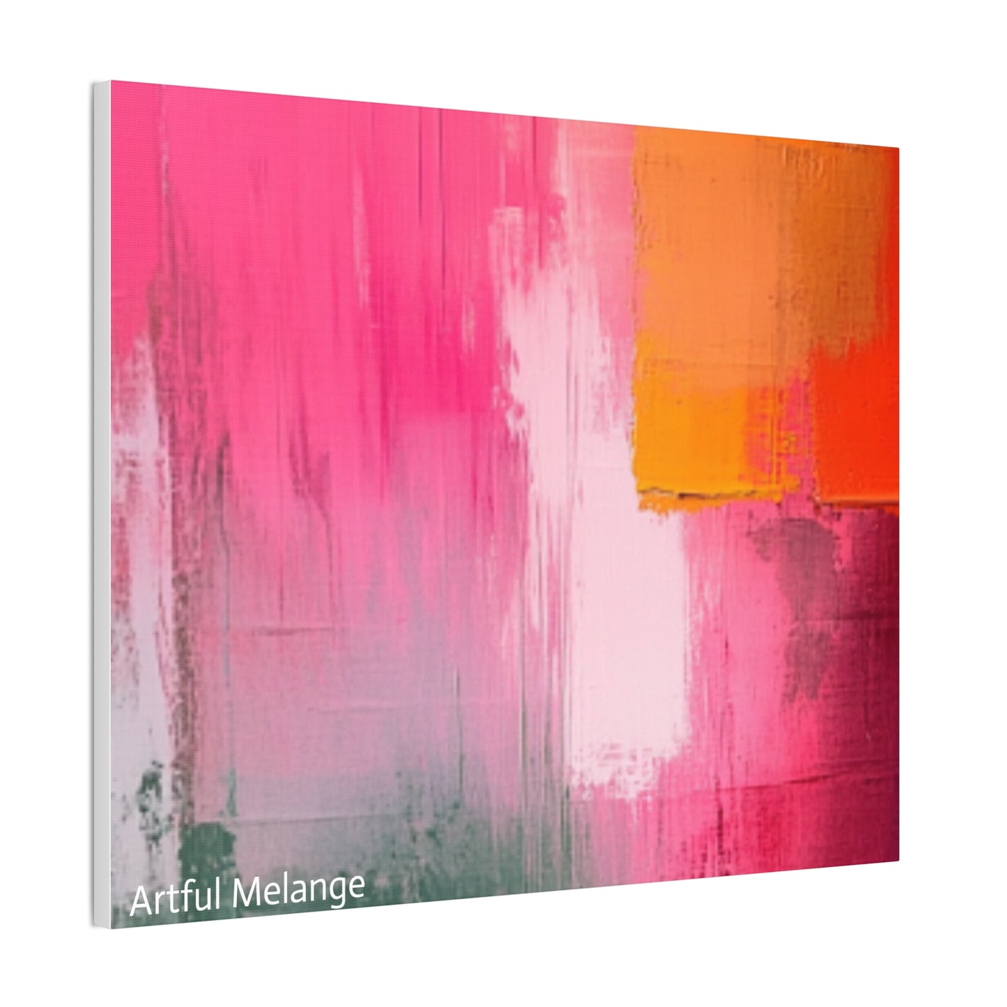 Acrylic Abstract Canvas Print - Richly Textured Artistry