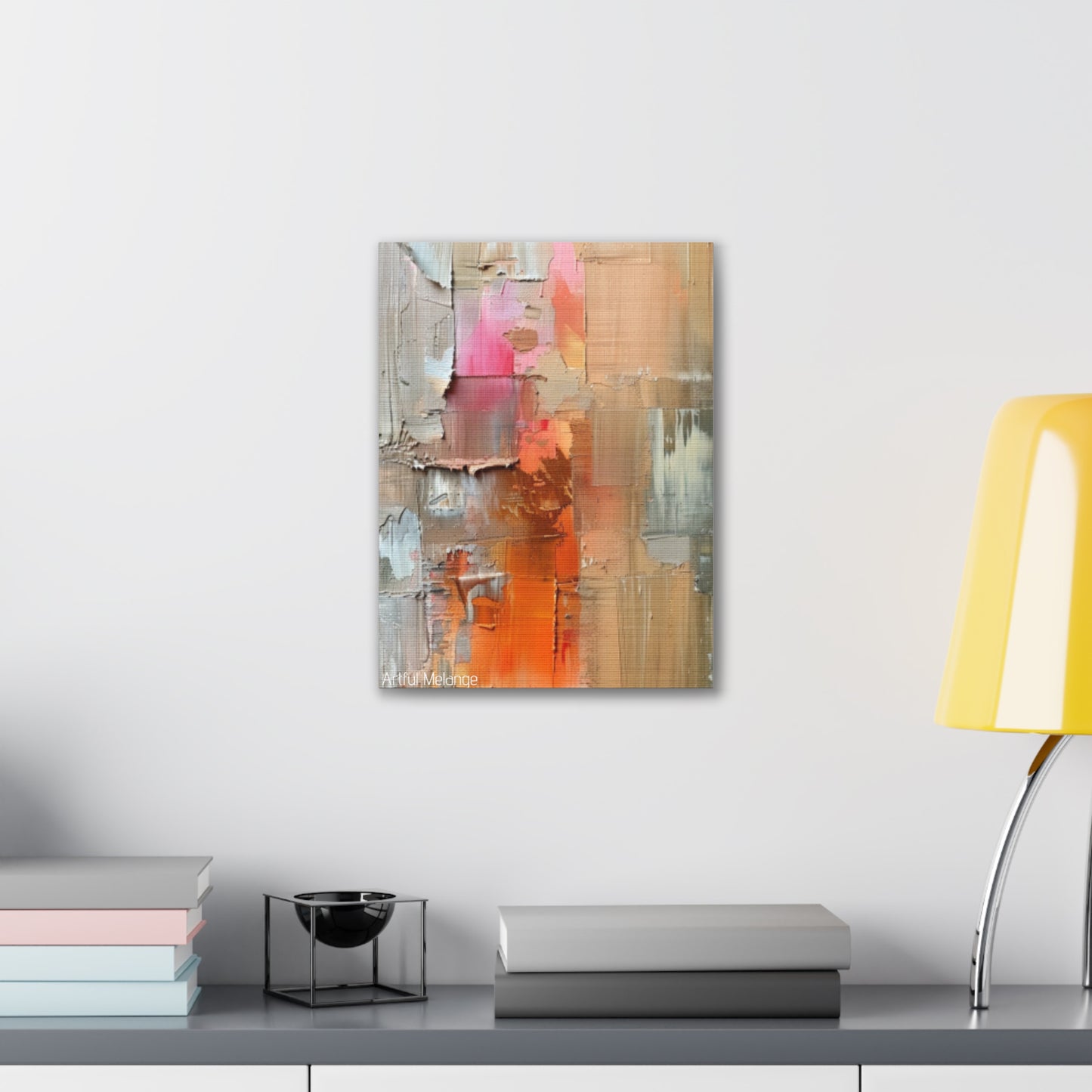 Primary Elegance: A Symphony of Sophistication Canvas Print