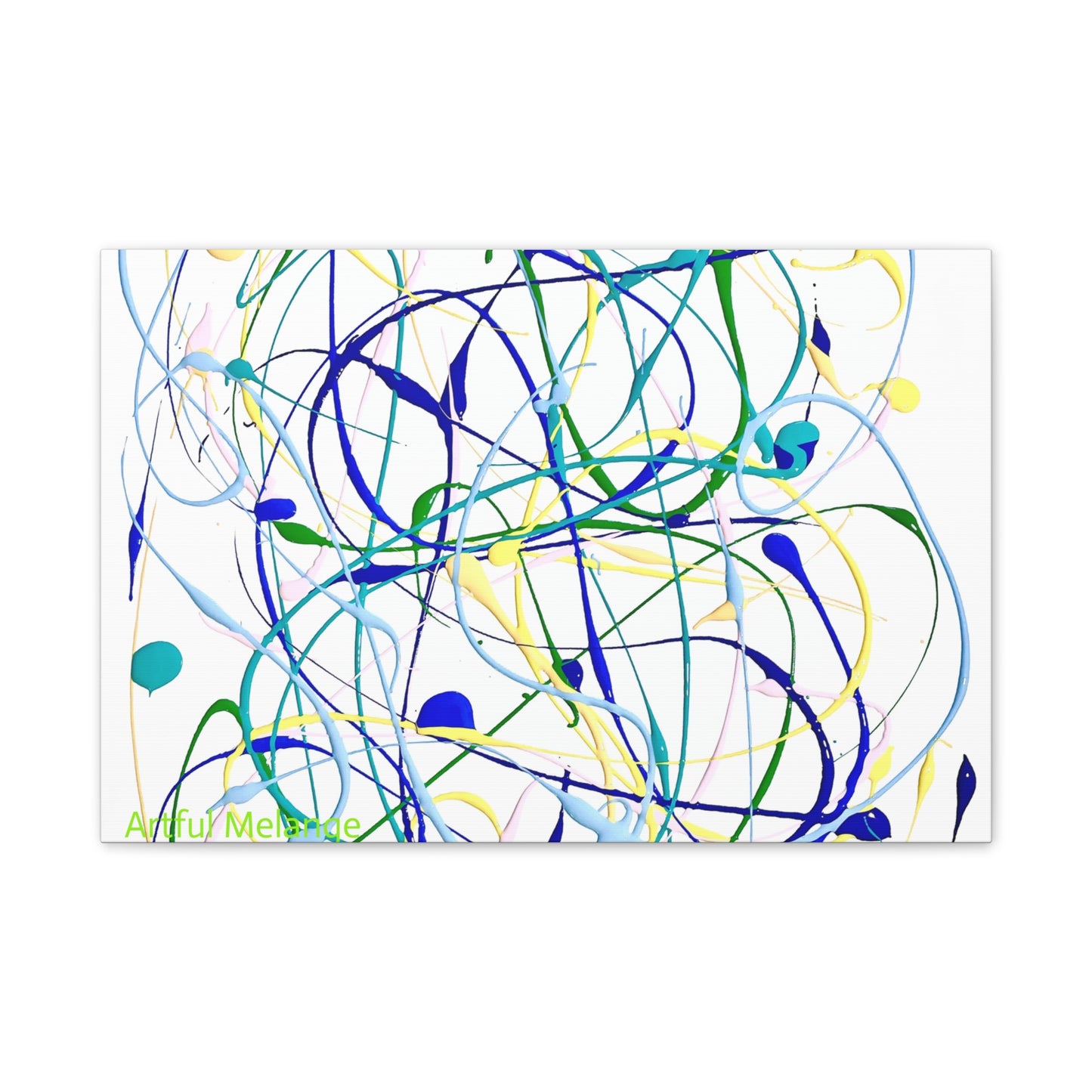 Acrylic Abstract Canvas Print - Richly Textured Artistry