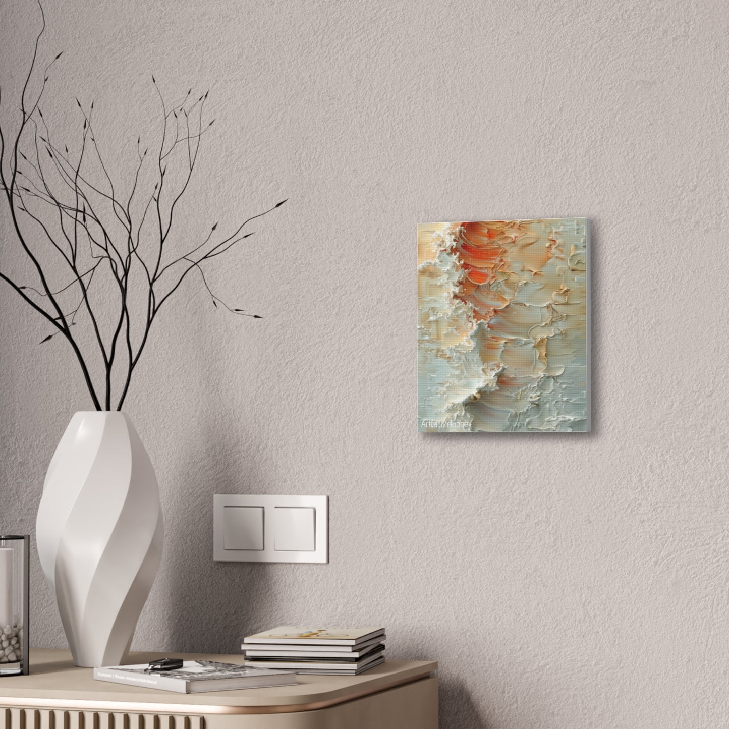 Primary Elegance: A Symphony of Sophistication Canvas Print