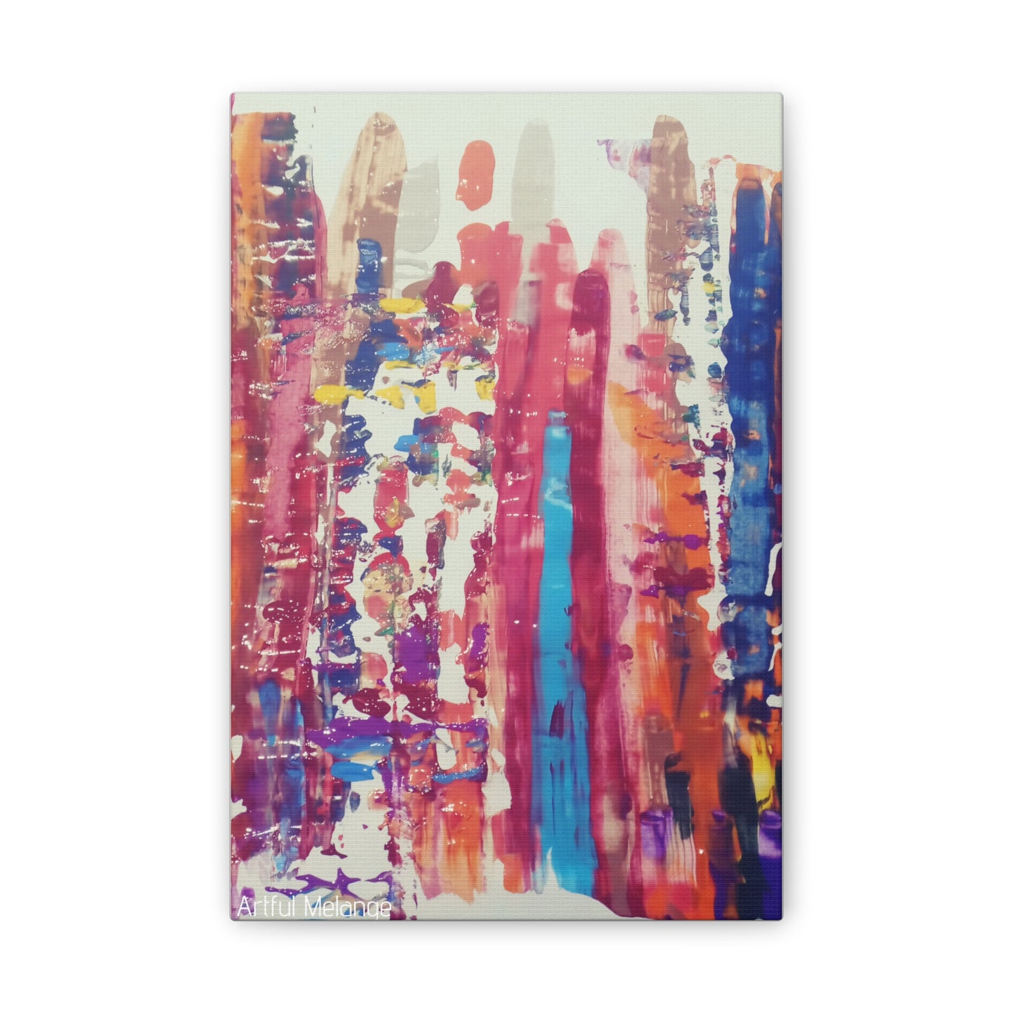 Primary Elegance: A Symphony of Sophistication Canvas Print