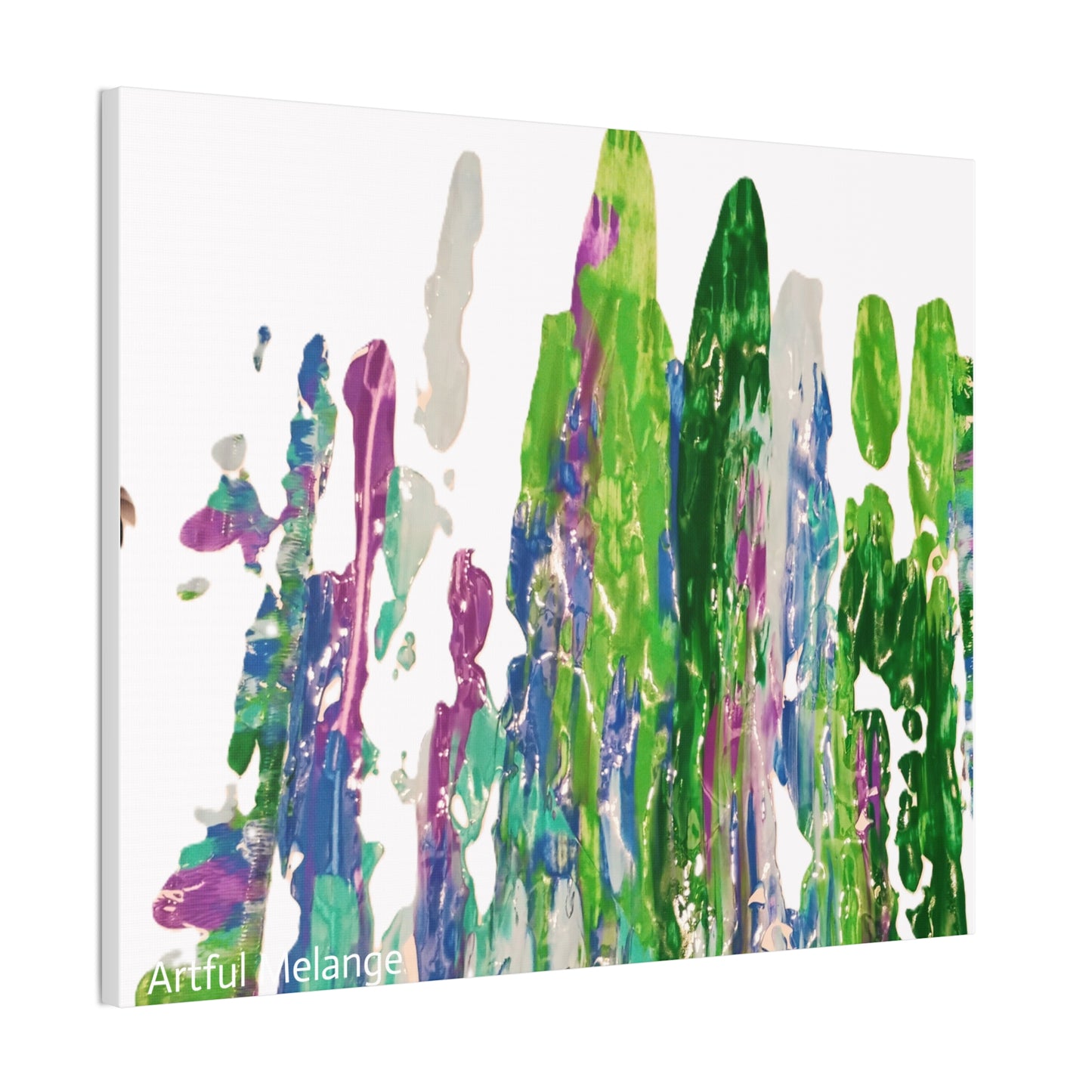 Acrylic Abstract Canvas Print - Richly Textured Artistry