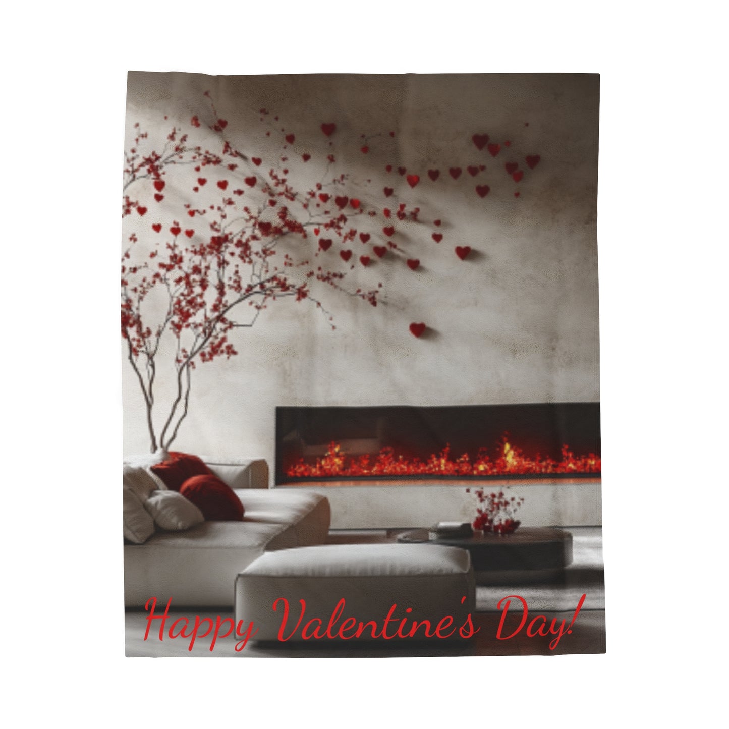 Velveteen Plush Valentine's Day Blanket 3