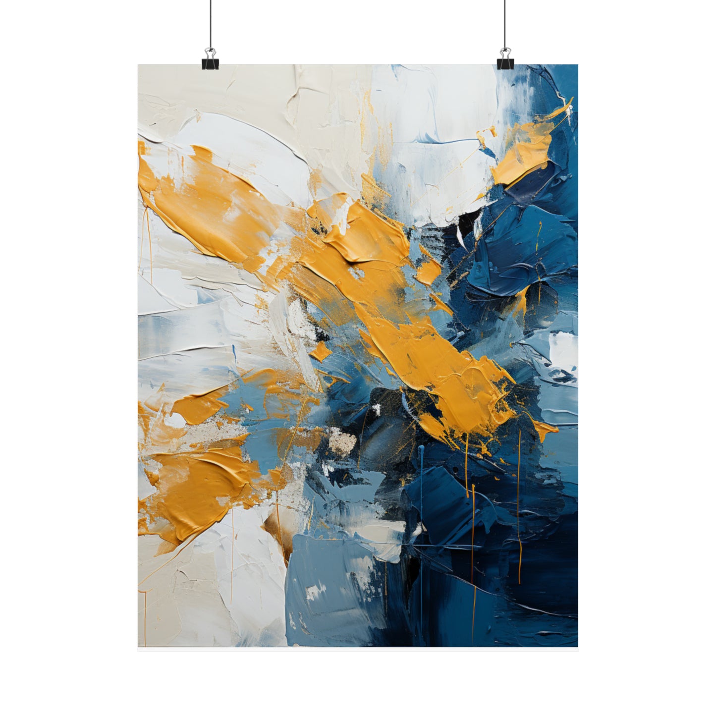 Radiant Harmony Matte Vertical Canvas Poster