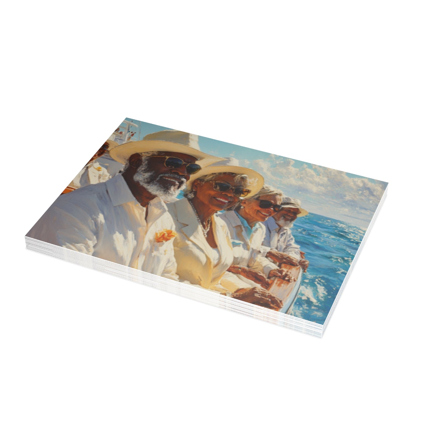 Sail & Celebrate: A Day of Elegance Yacht/Boat Party Invitation Bundles (envelopes included)