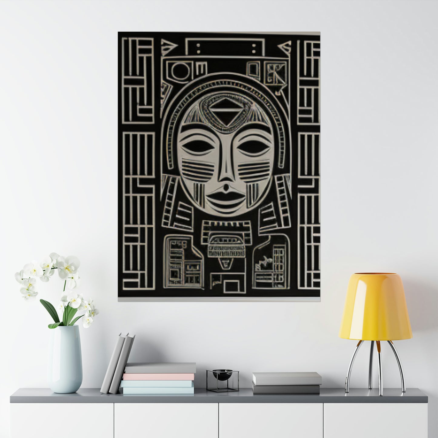 African Essence Matte Vertical Canvas Poster