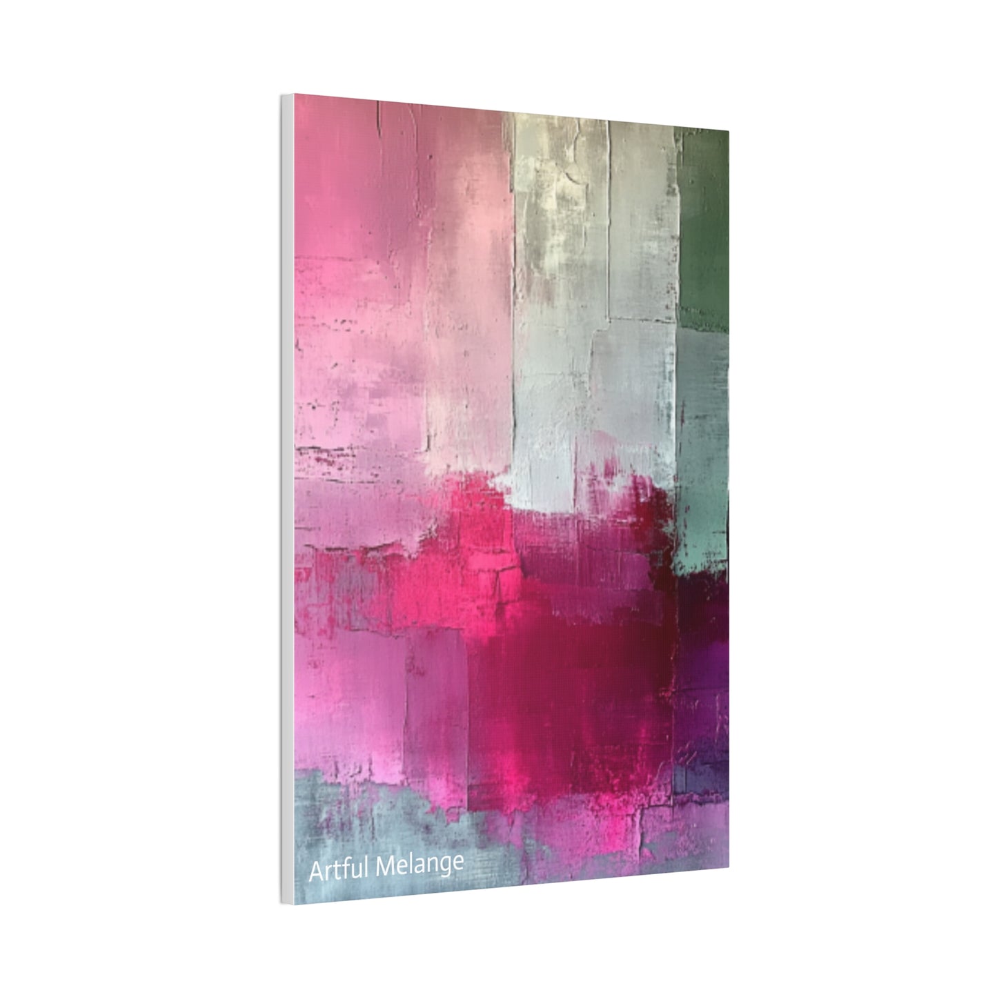 Acrylic Abstract Canvas Print - Richly Textured Artistry