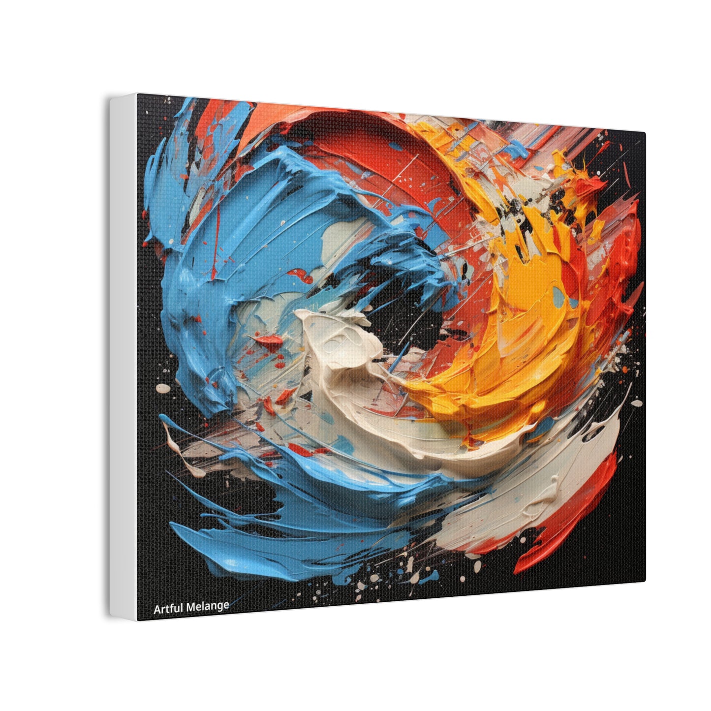 Acrylic Abstract  Canvas Print - Richly Textured Artistry