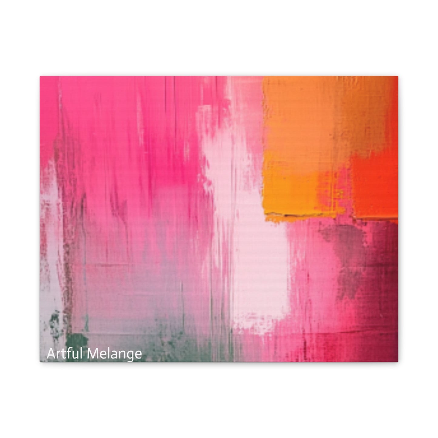 Acrylic Abstract Canvas Print - Richly Textured Artistry