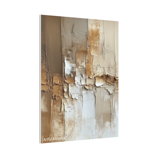 Acrylic Abstract Canvas Print - Richly Textured Artistry