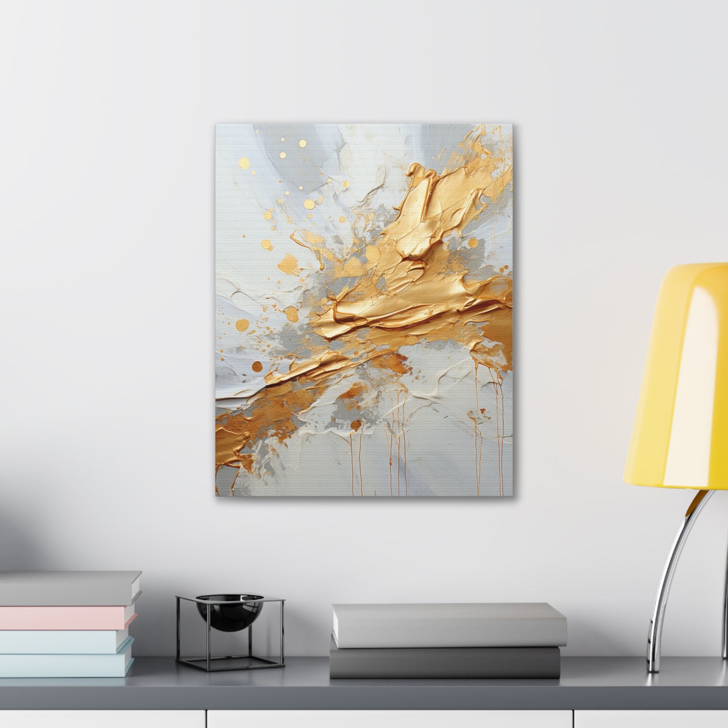 Acrylic Abstract Canvas Print - Richly Textured Artistry