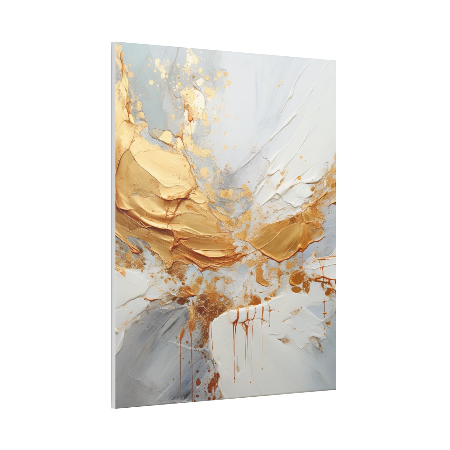 Acrylic Abstract Canvas Print - Richly Textured Artistry