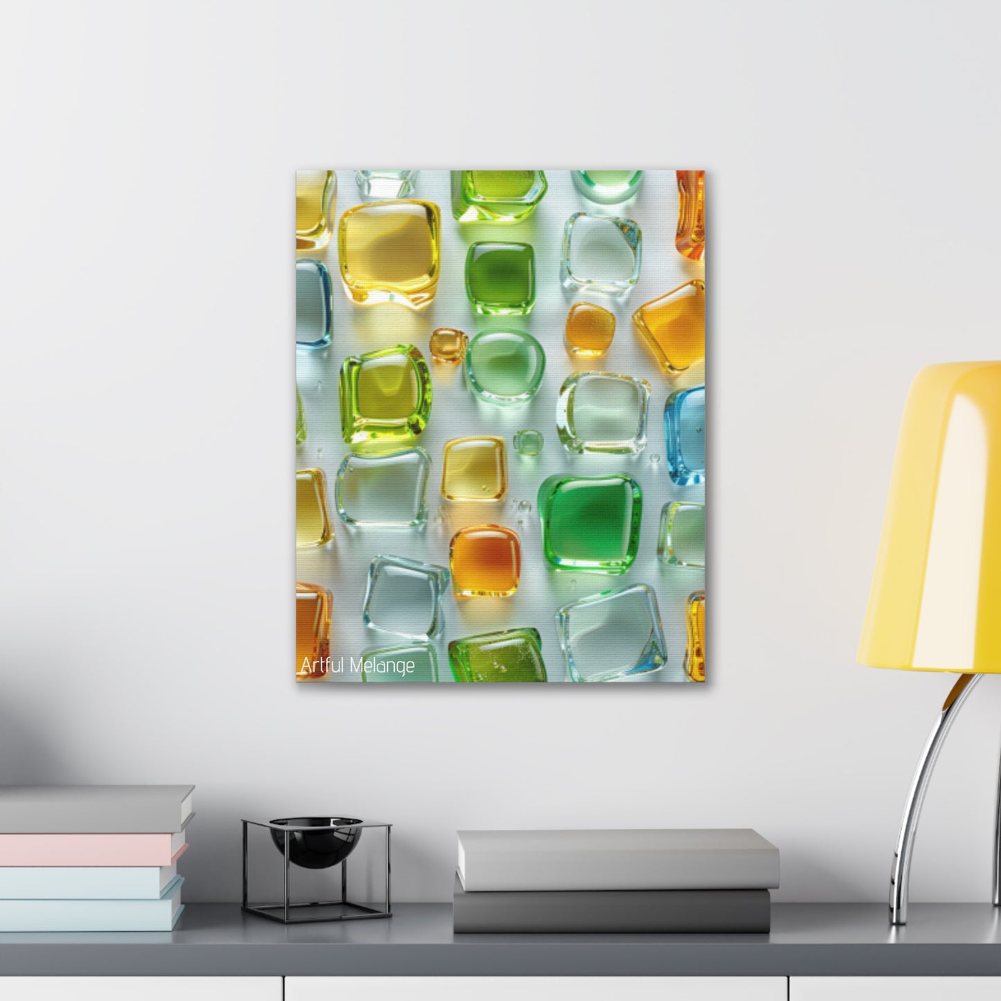 Primary Elegance: A Symphony of Sophistication Canvas Print