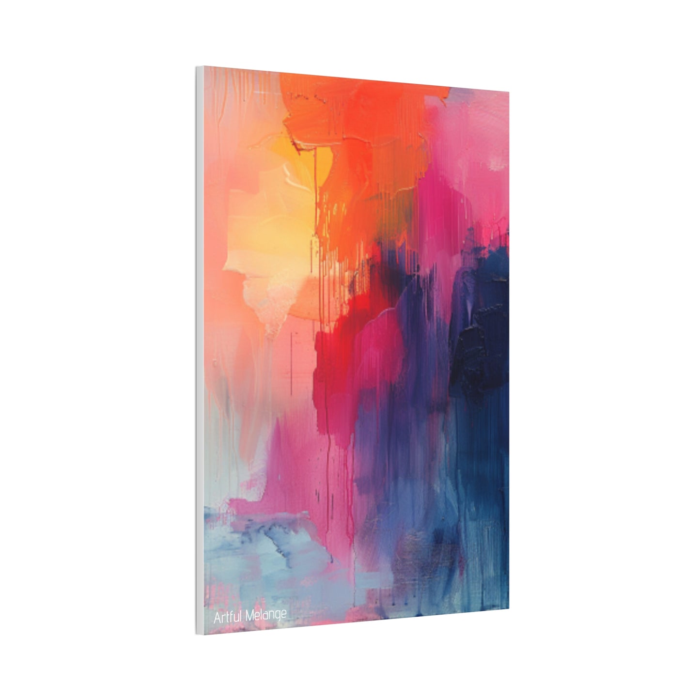 Primary Elegance: A Symphony of Sophistication Canvas Print