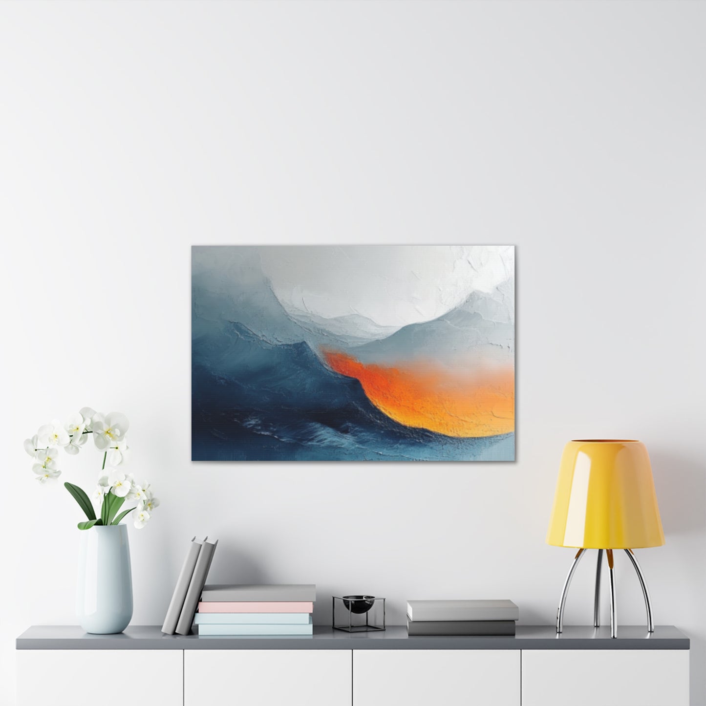 Primary Elegance: A Symphony of Sophistication Canvas Print