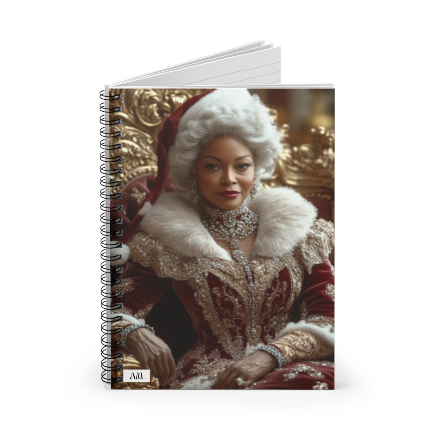 Majestic African American Claus Spiral Journal Collection ( Queen Claus 5)