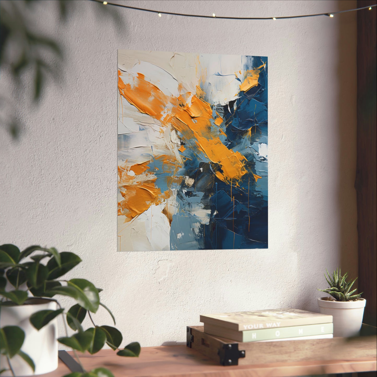 Radiant Harmony Matte Vertical Canvas Poster