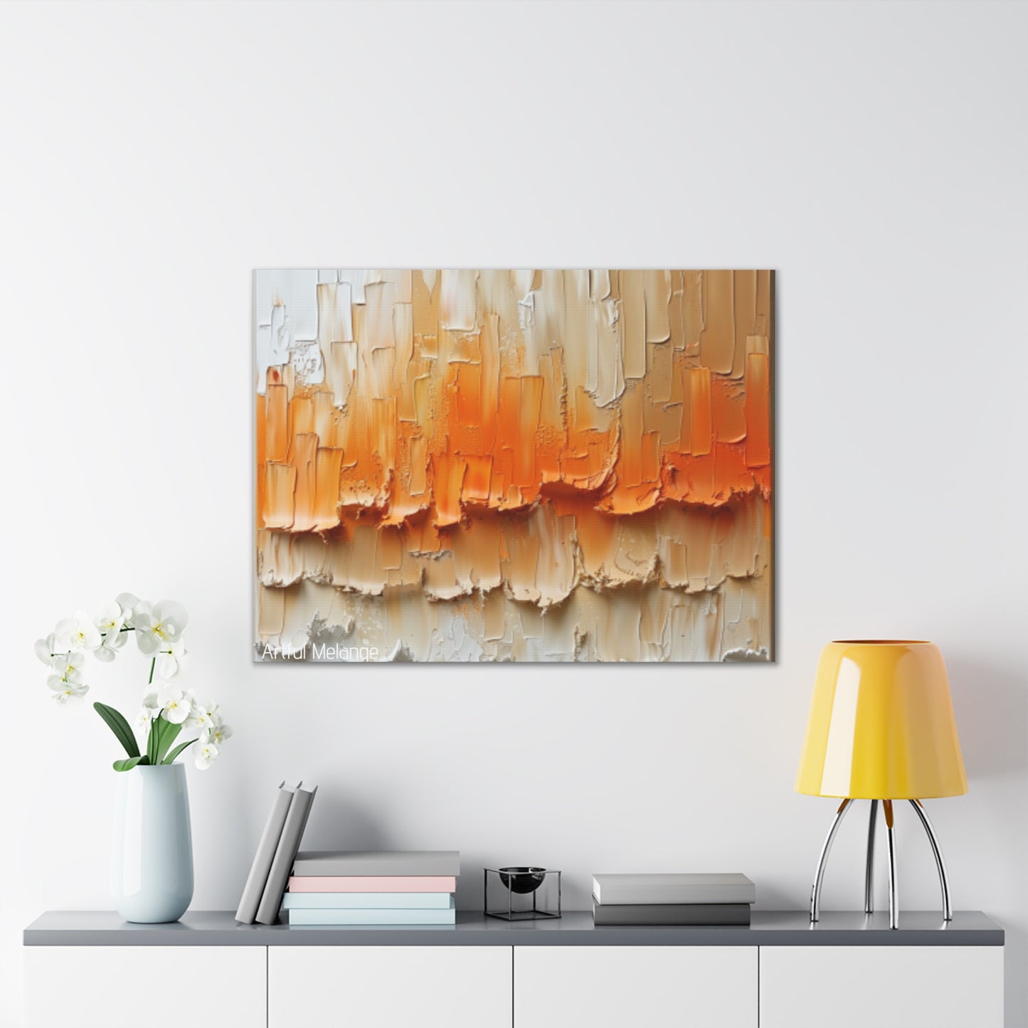 Primary Elegance: A Symphony of Sophistication Canvas Print