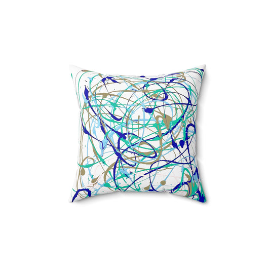 Artistic Abstractions: Abstract Acrylic Art Pillows Collection