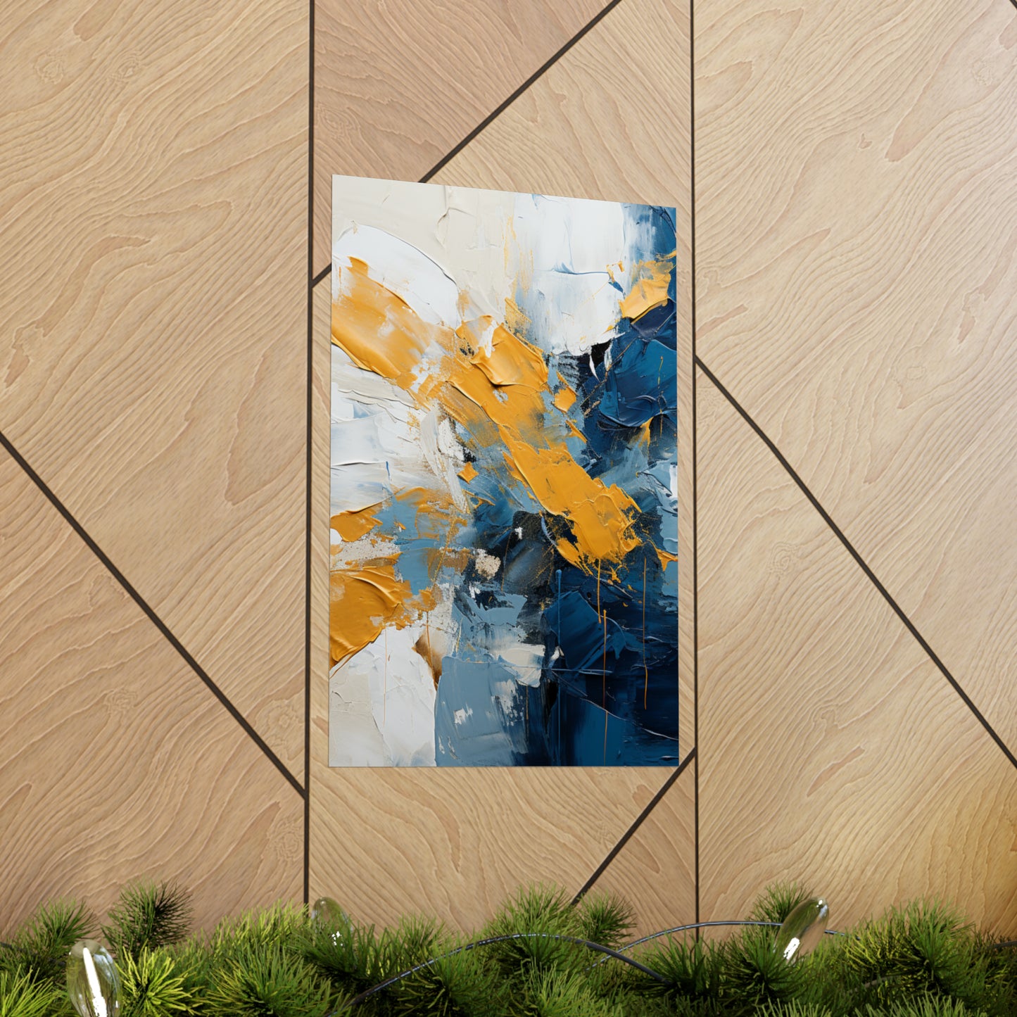 Radiant Harmony Matte Vertical Canvas Poster