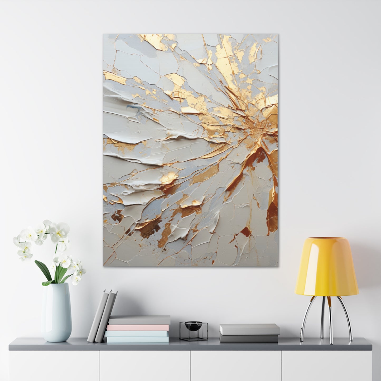 Acrylic Abstract Canvas Print - Richly Textured Artistry