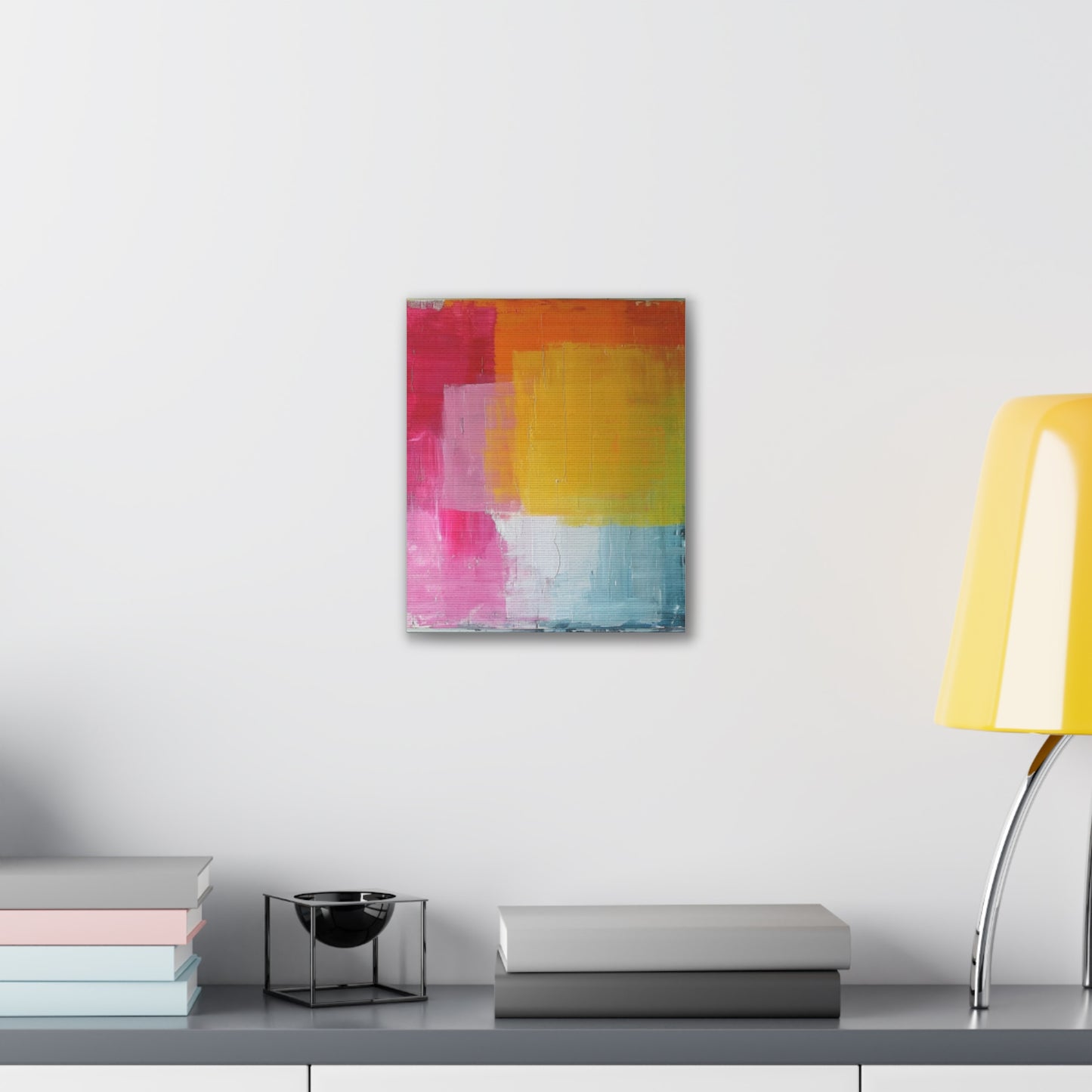 Primary Elegance: A Symphony of Sophistication Canvas Print