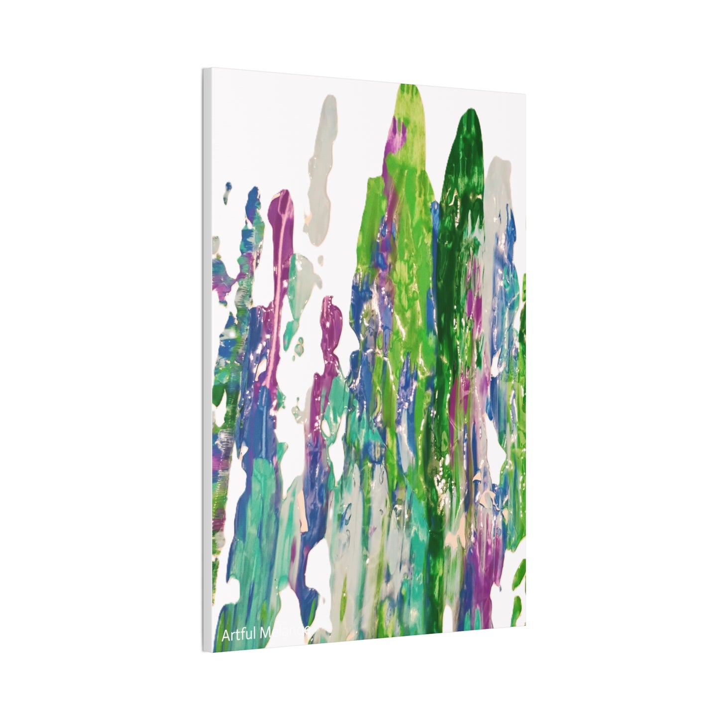 Acrylic Abstract Canvas Print - Richly Textured Artistry