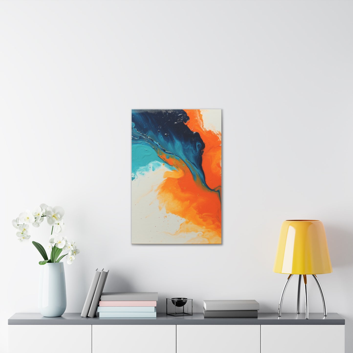 Primary Elegance: A Symphony of Sophistication Canvas Print