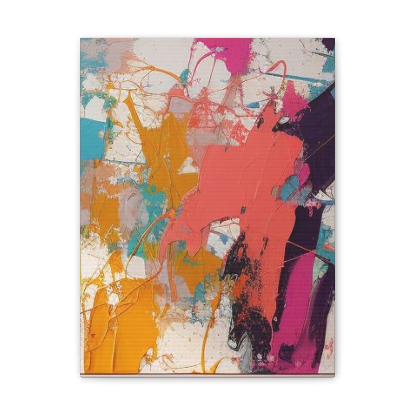 Primary Elegance: A Symphony of Sophistication Canvas Print