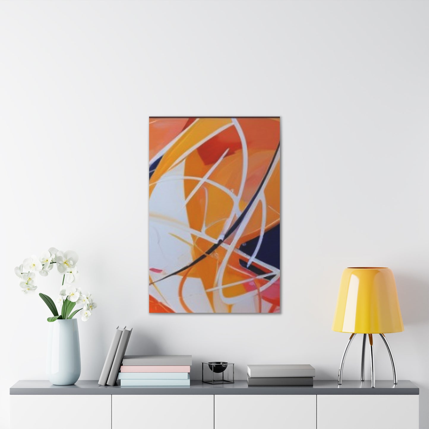 Primary Elegance: A Symphony of Sophistication Canvas Print