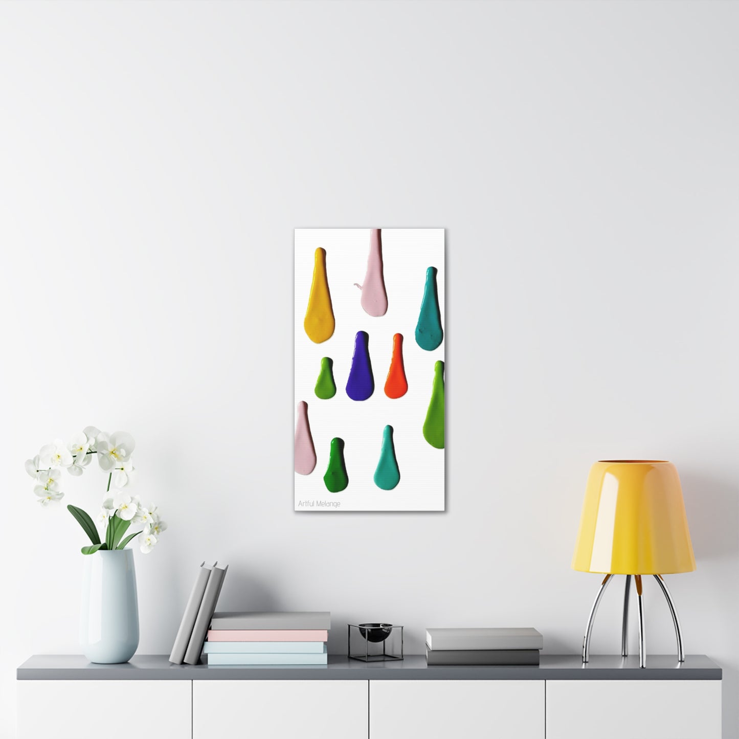 Primary Elegance: A Symphony of Sophistication Canvas Print