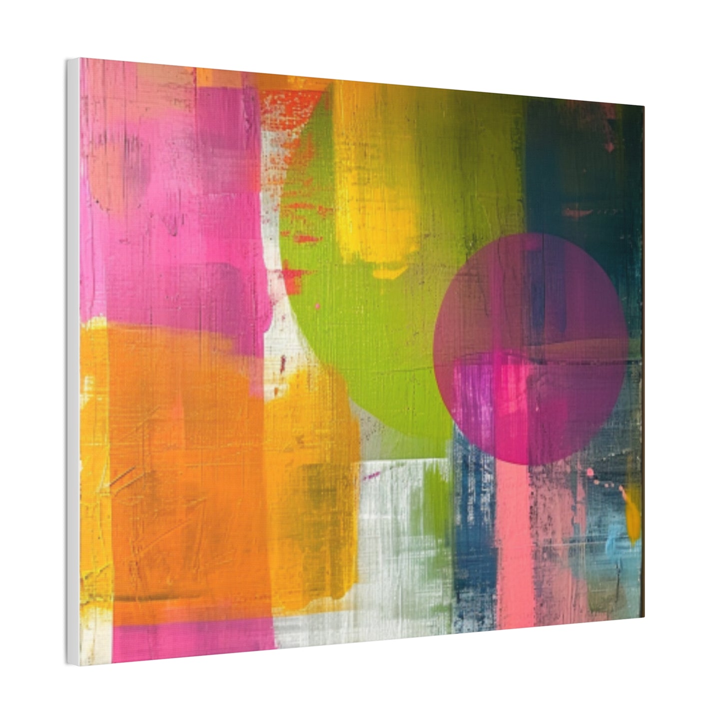 Primary Elegance: A Symphony of Sophistication Canvas Print