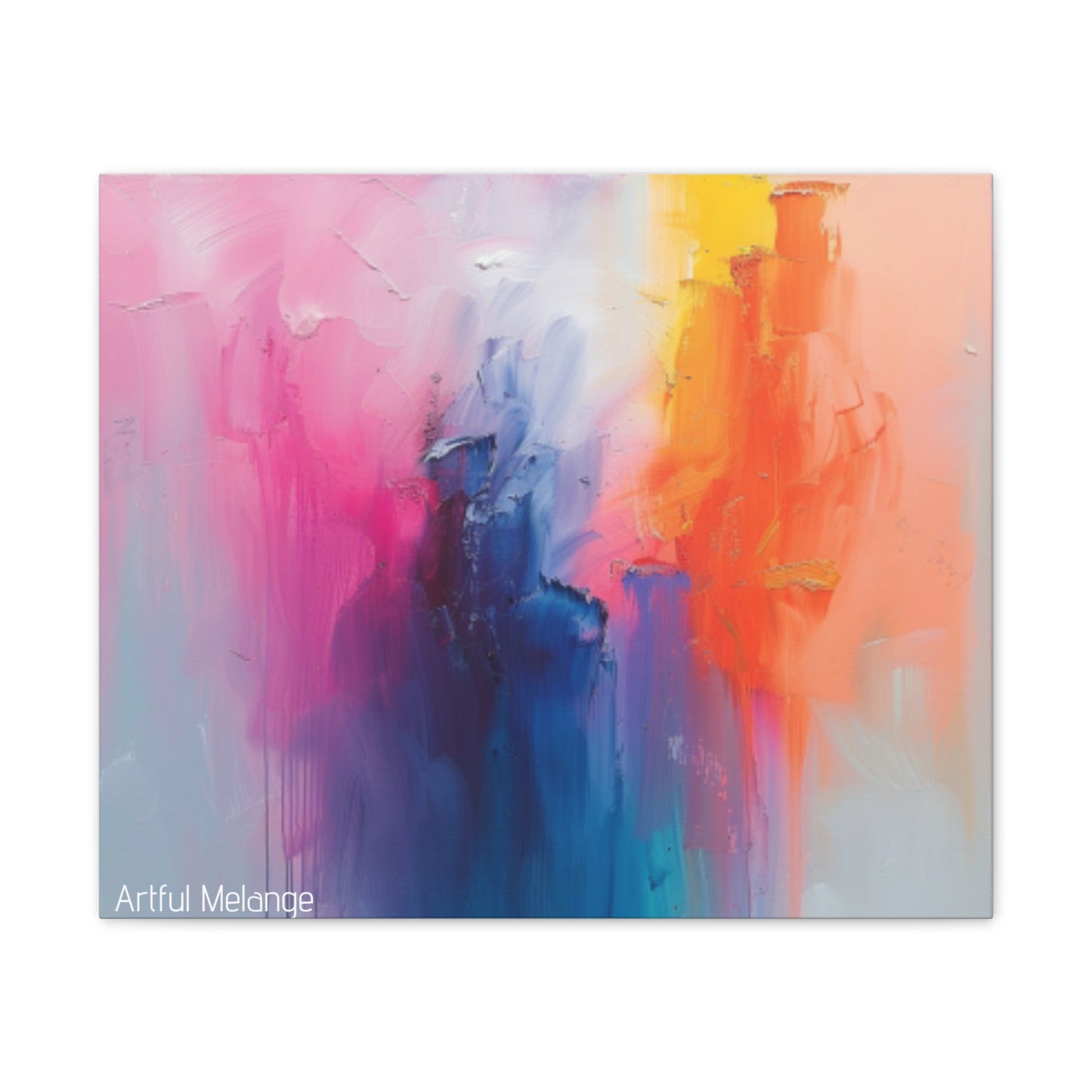 Primary Elegance: A Symphony of Sophistication Canvas Print