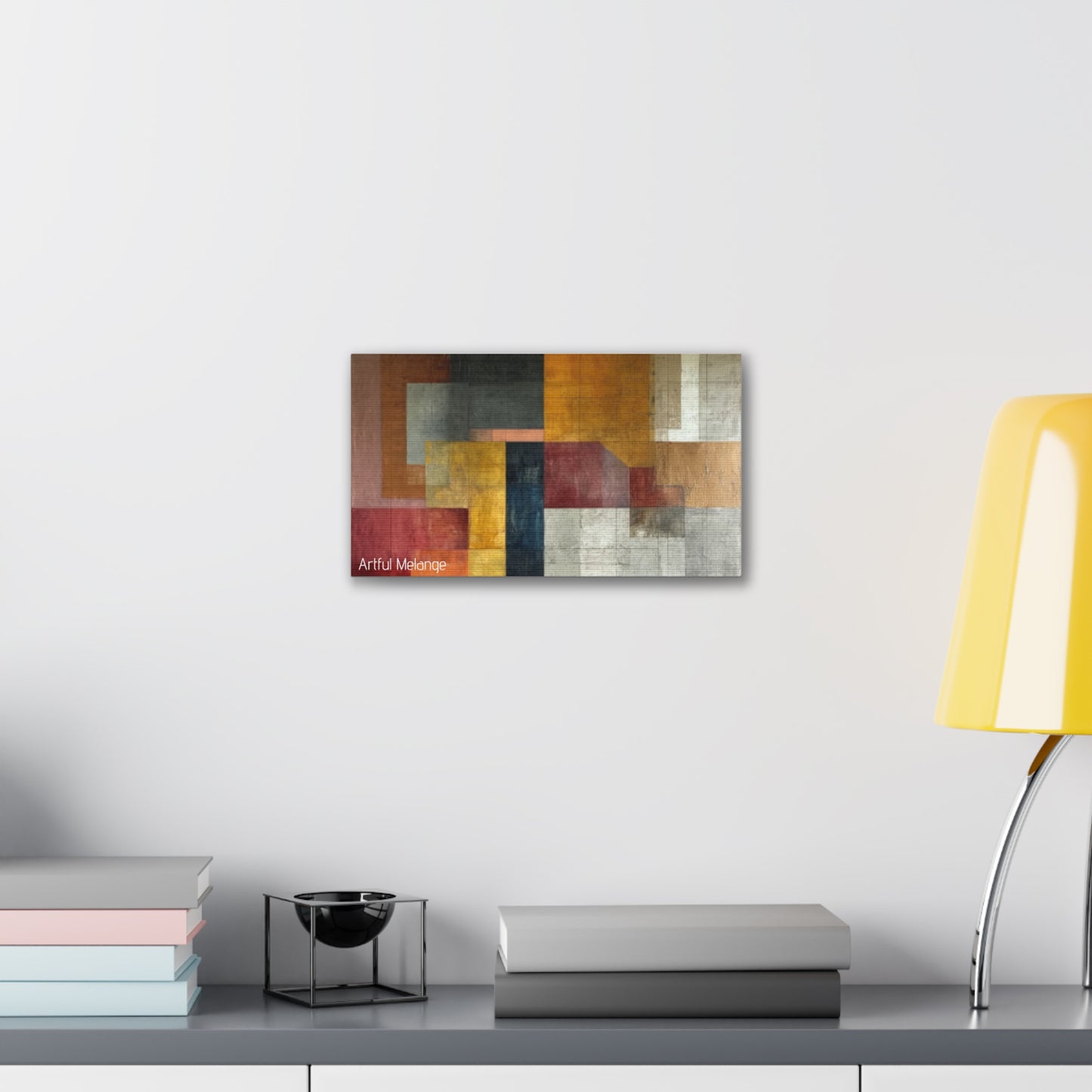 Primary Elegance: A Symphony of Sophistication Canvas Print