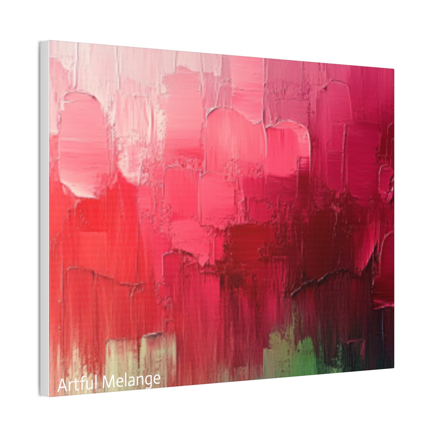 Acrylic Abstract Canvas Print - Richly Textured Artistry