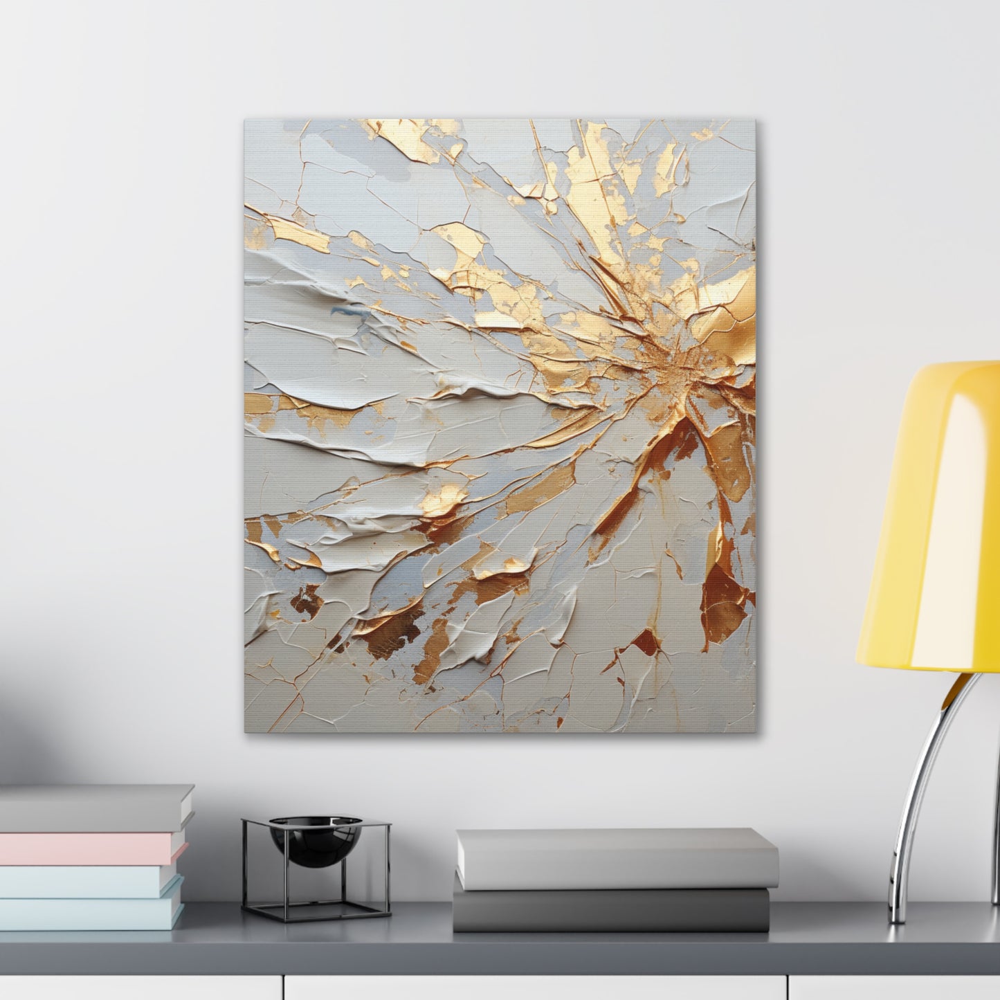 Acrylic Abstract Canvas Print - Richly Textured Artistry