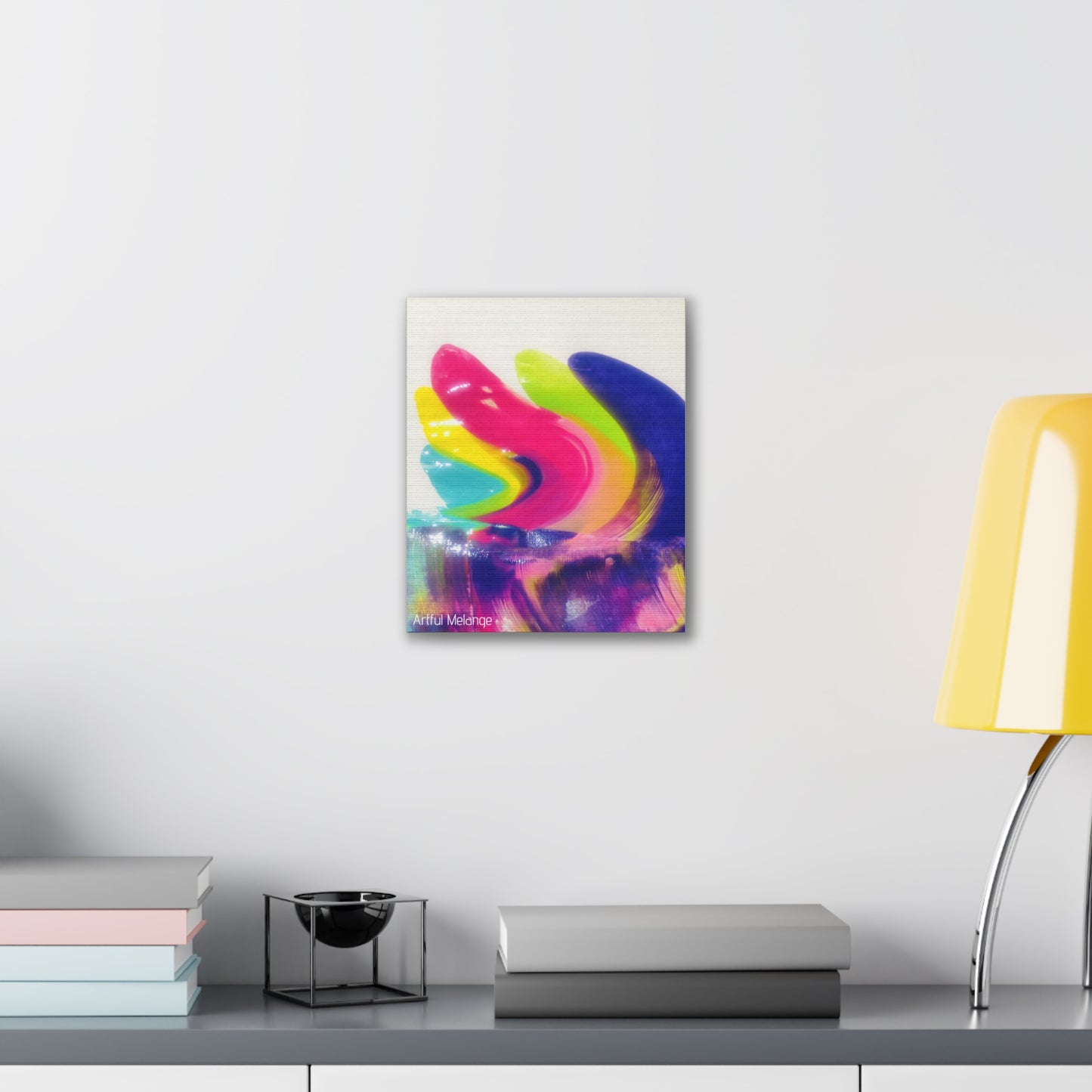 Primary Elegance: A Symphony of Sophistication Canvas Print