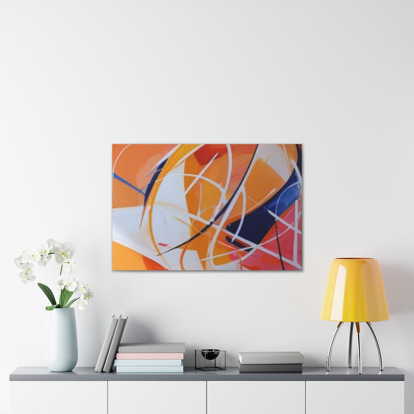 Primary Elegance: A Symphony of Sophistication Canvas Print