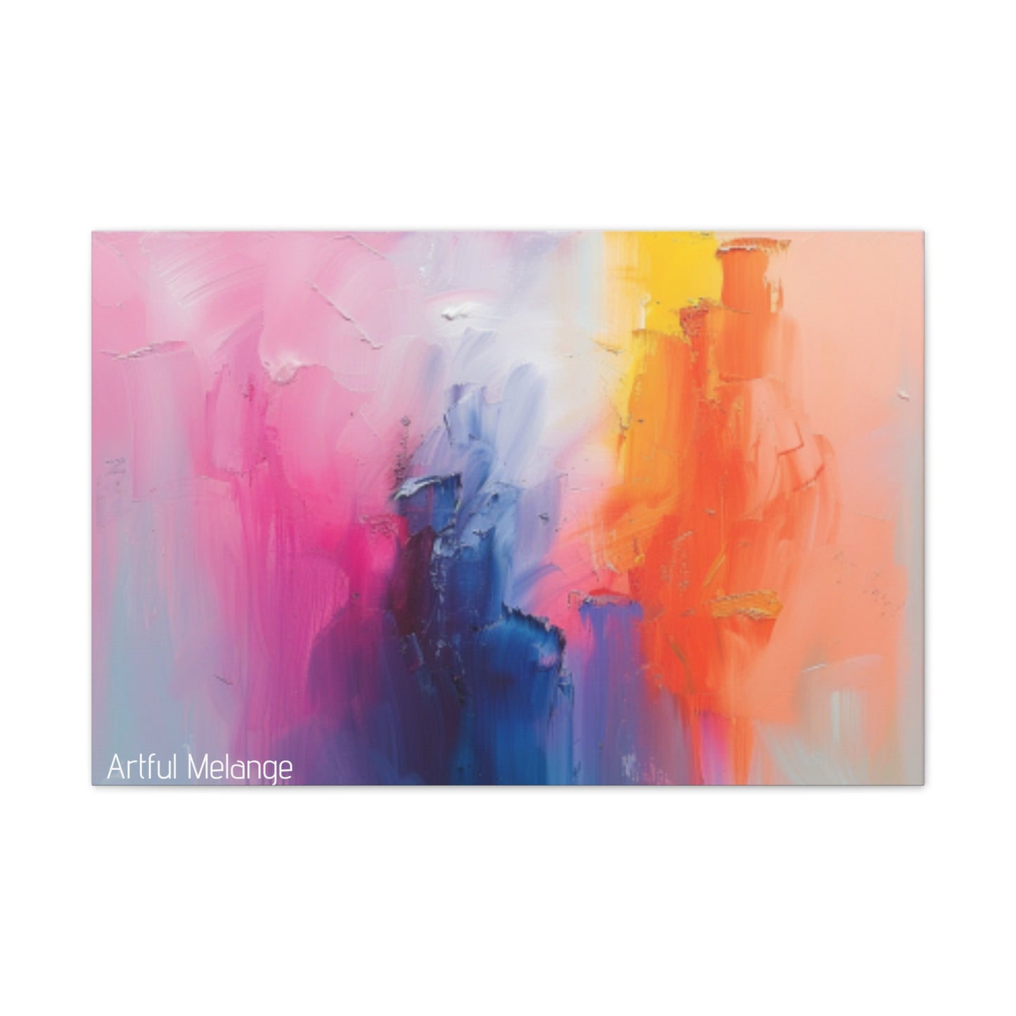 Primary Elegance: A Symphony of Sophistication Canvas Print