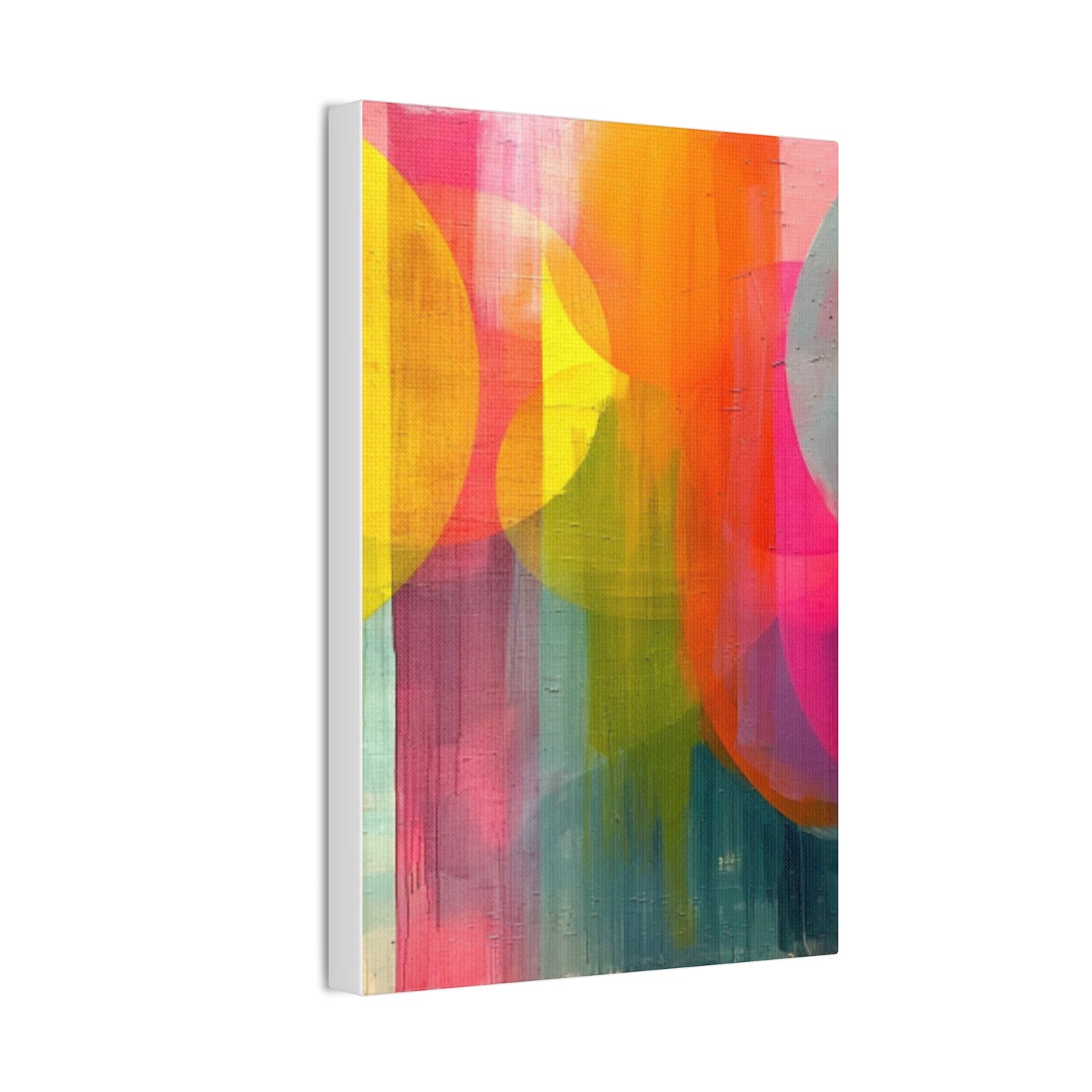 Primary Elegance: A Symphony of Sophistication Canvas Print