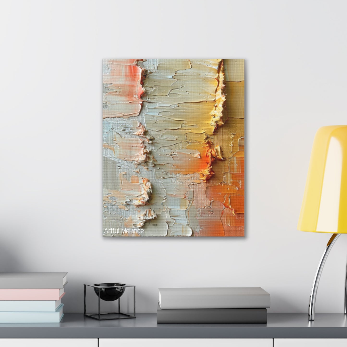 Primary Elegance: A Symphony of Sophistication Canvas Print