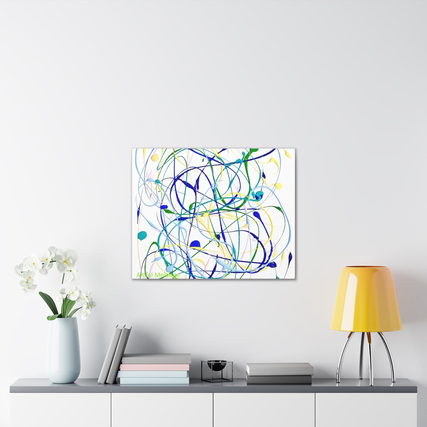 Acrylic Abstract Canvas Print - Richly Textured Artistry