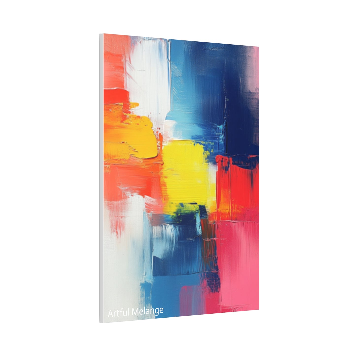 Acrylic Abstract Canvas Print - Richly Textured Artistry