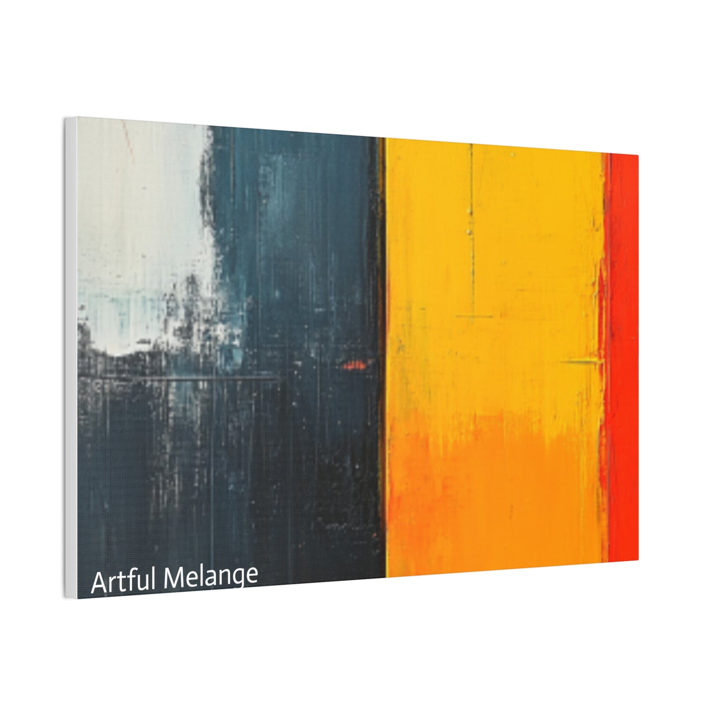 Acrylic Abstract Canvas Print - Richly Textured Artistry