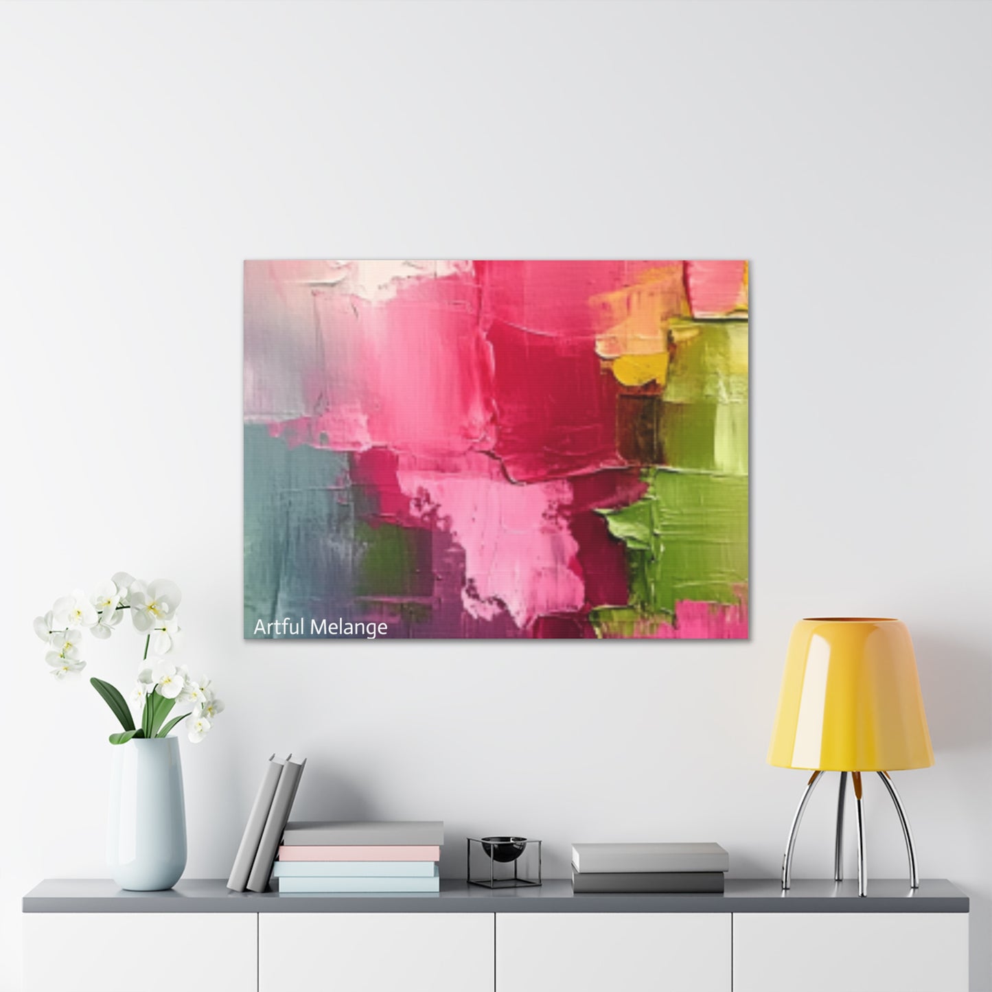 Acrylic Abstract Canvas Print - Richly Textured Artistry