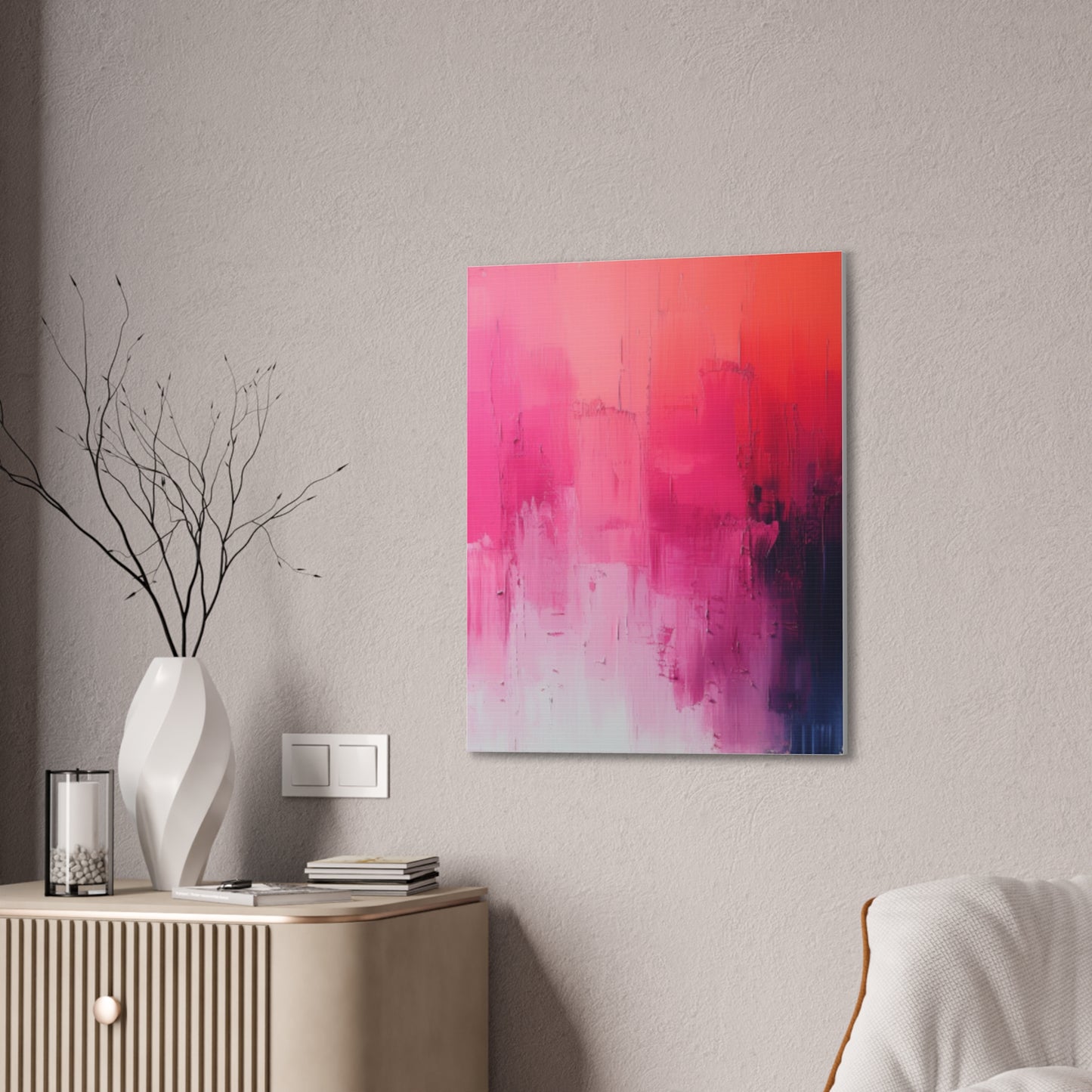 In The Pink: A Symphony of Sophistication Canvas Print