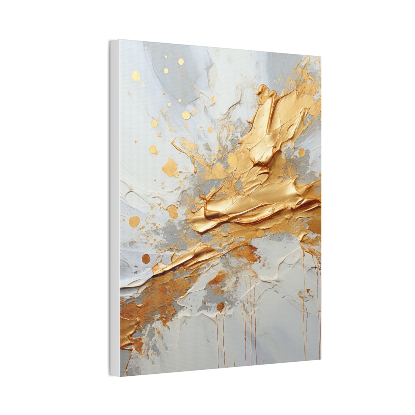 Acrylic Abstract Canvas Print - Richly Textured Artistry