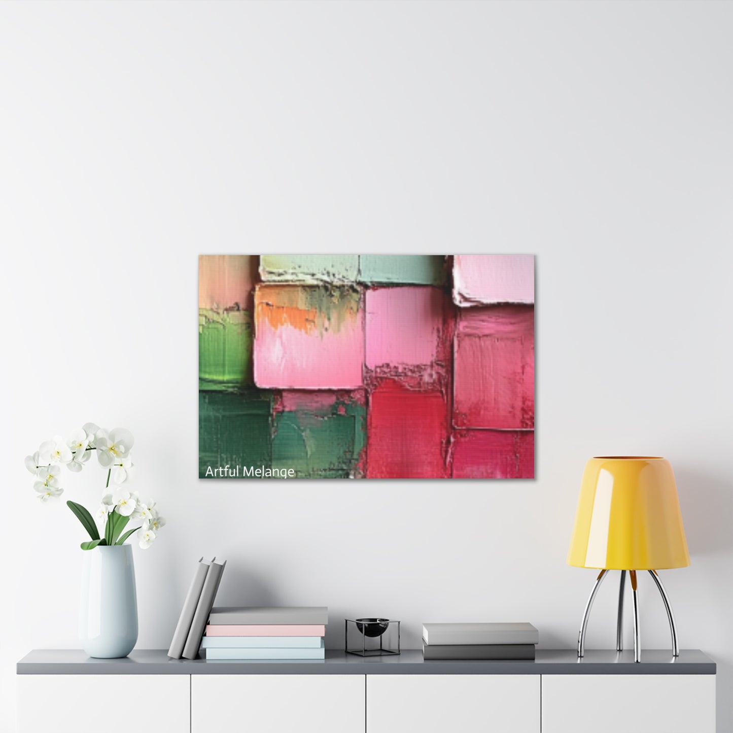 Acrylic Abstract Canvas Print - Richly Textured Artistry