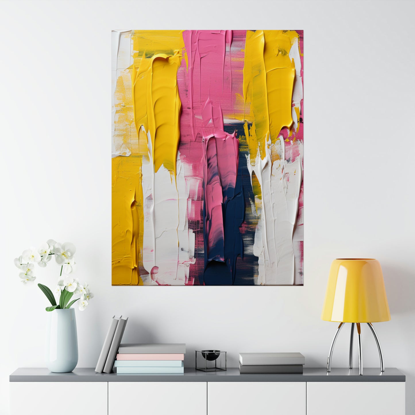 Radiant Harmony Matte Vertical Canvas Poster