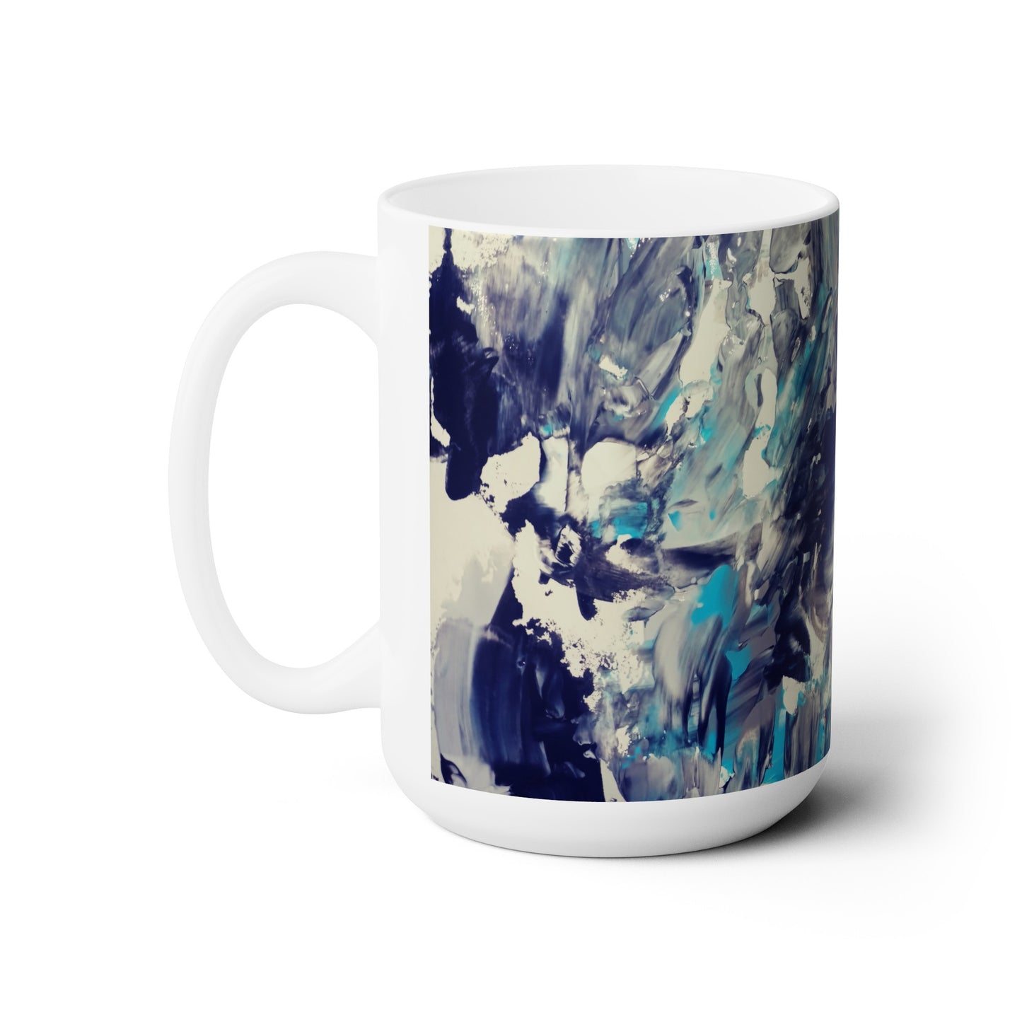 Artsy Abstract Ceramic Mug 15oz